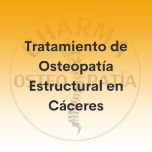 tratamiento de osteopatía estructural en caceres